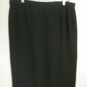 Marella charcoal gray lined skirt